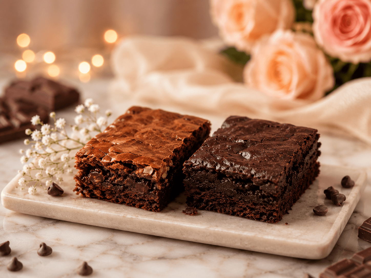 Luxury brownies by Irresistible Desserts