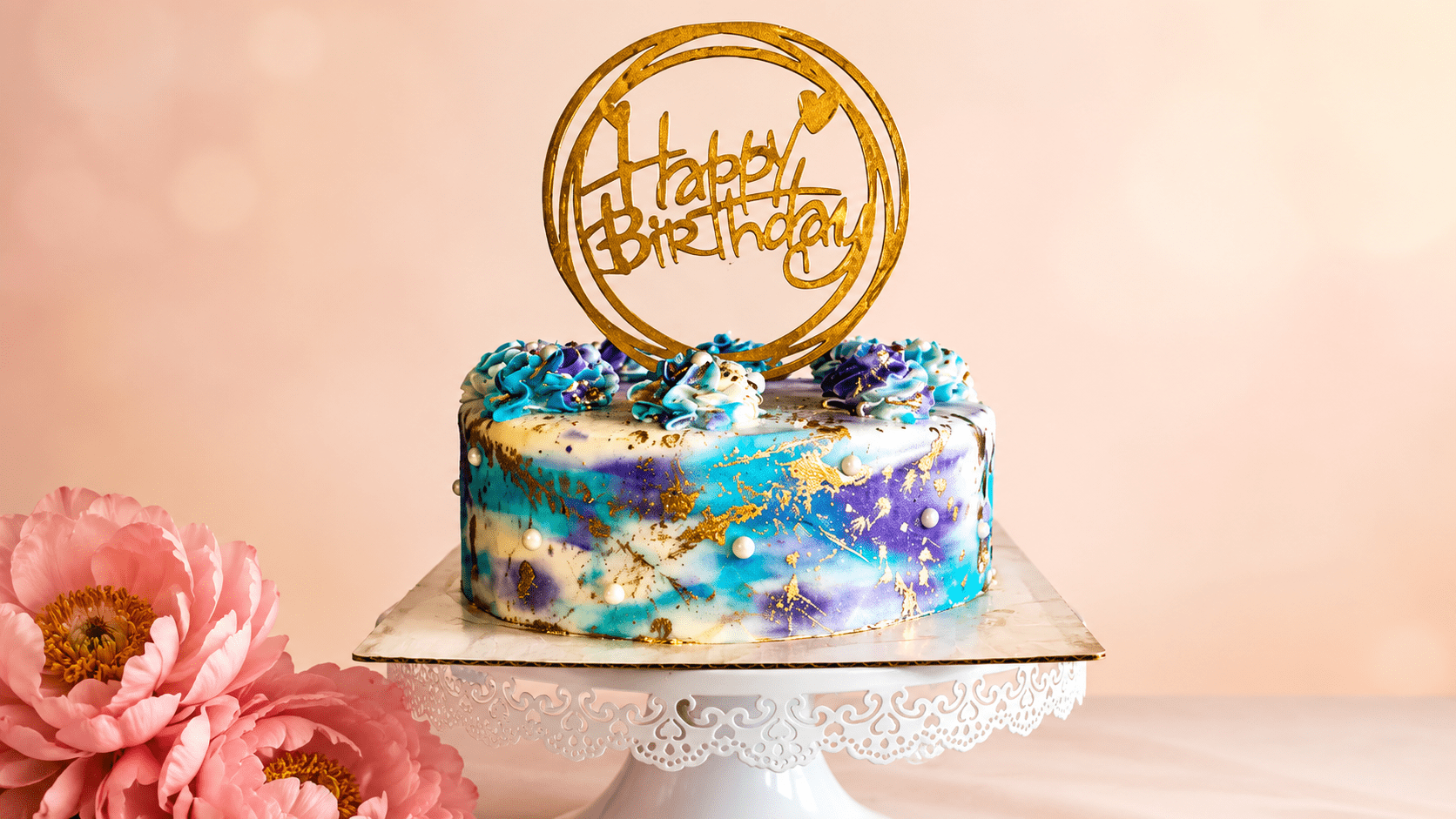 Elegant Irresistible Desserts cake presentation